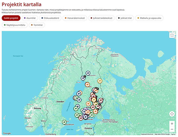 Nyt Kaikki Projektimme Kartalla Partanen Lamusuo Oy Nyt Kaikki Projektimme Kartalla Partanen Lamusuo Oy